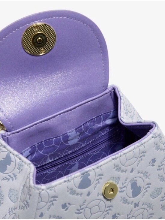 Loungefly Wicked  Elphaba Glinda Silhouette Micro Mini Backpack Purple NWT